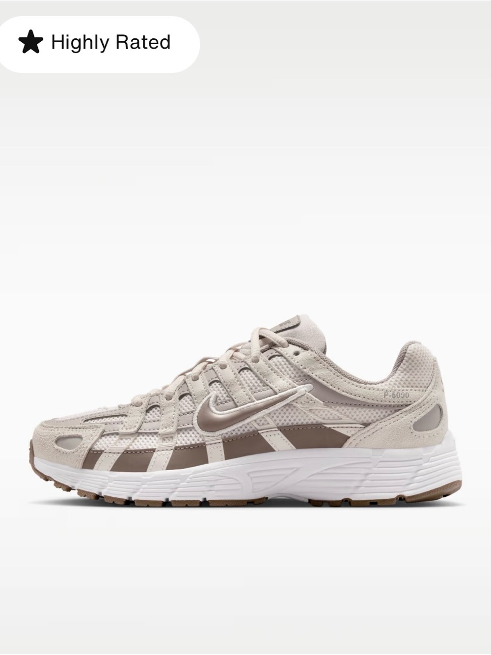 Nike P-6000 Sneaker in Beige and Taupe